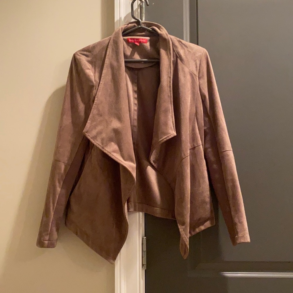 Saks Fifth Avenue Suede Brown Jacket